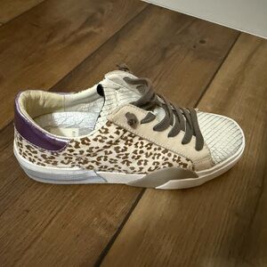 Dolce Vita Brown and Purple Sneakers with Retro Design